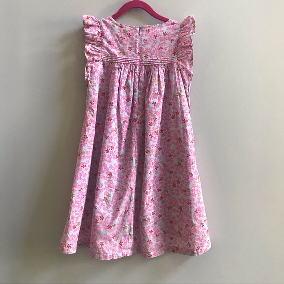 Tea Collection Pink Floral Dress, Size 5 - Picture 3 of 5